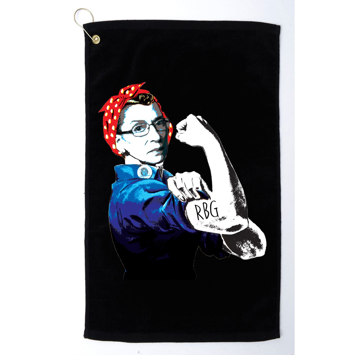 Notorious RBG Ruth Bader Ginsburg Strong Golf Towel