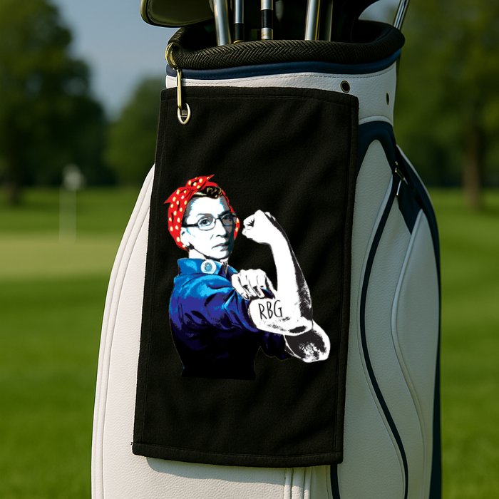Notorious RBG Ruth Bader Ginsburg Strong Golf Towel
