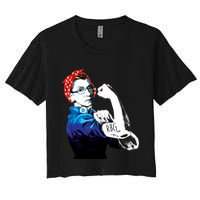 Notorious RBG Ruth Bader Ginsburg Strong Crop Top
