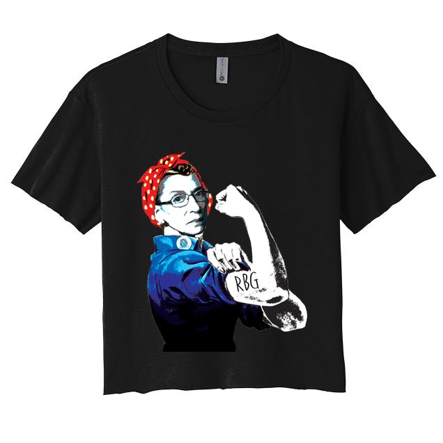 Notorious RBG Ruth Bader Ginsburg Strong Crop Top
