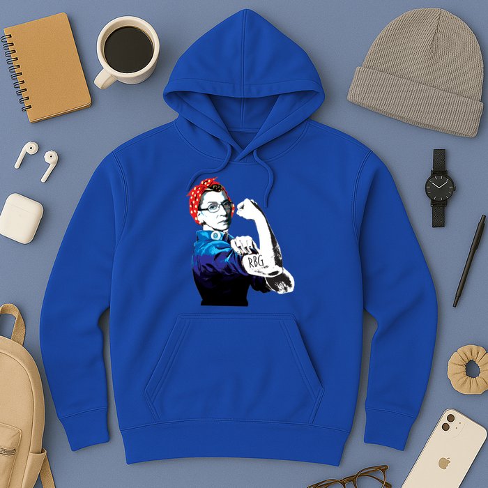 Notorious RBG Ruth Bader Ginsburg Strong Hoodie