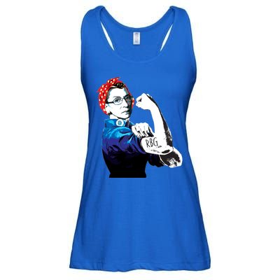 Notorious RBG Ruth Bader Ginsburg Strong Ladies Essential Flowy Tank