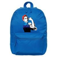 Notorious RBG Ruth Bader Ginsburg Strong 16 in Basic Backpack