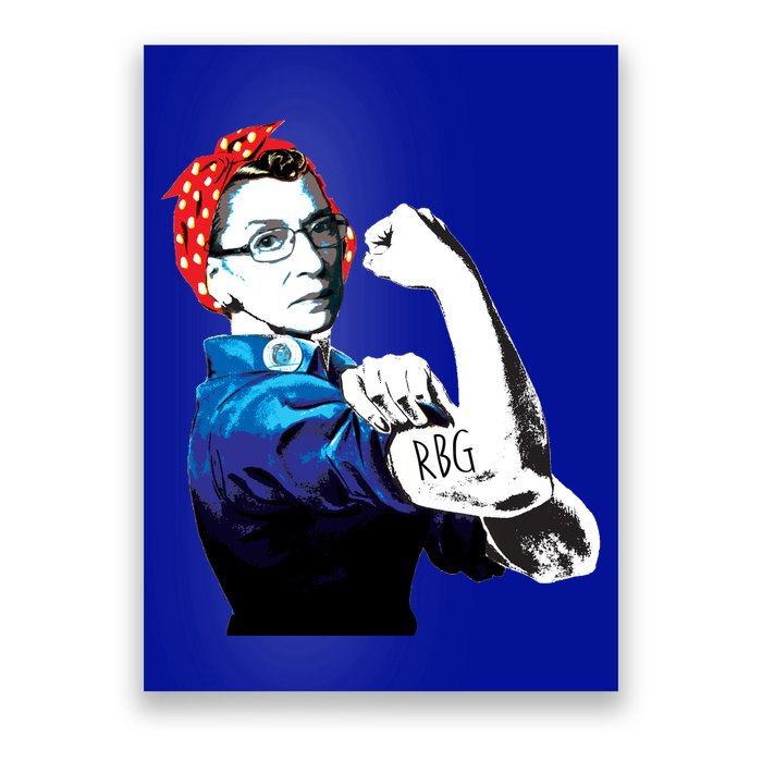 Notorious RBG Ruth Bader Ginsburg Strong Poster