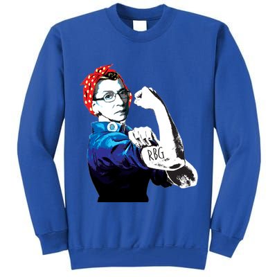 Notorious RBG Ruth Bader Ginsburg Strong Tall Sweatshirt