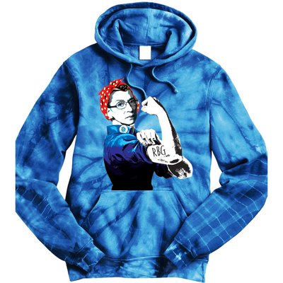 Notorious RBG Ruth Bader Ginsburg Strong Tie Dye Hoodie