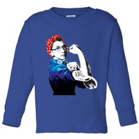 Notorious RBG Ruth Bader Ginsburg Strong Toddler Long Sleeve Shirt