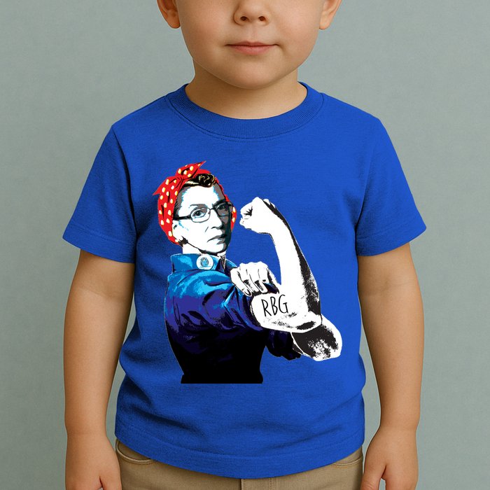 Notorious RBG Ruth Bader Ginsburg Strong Toddler T-Shirt