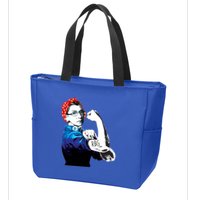 Notorious RBG Ruth Bader Ginsburg Strong Zip Tote Bag