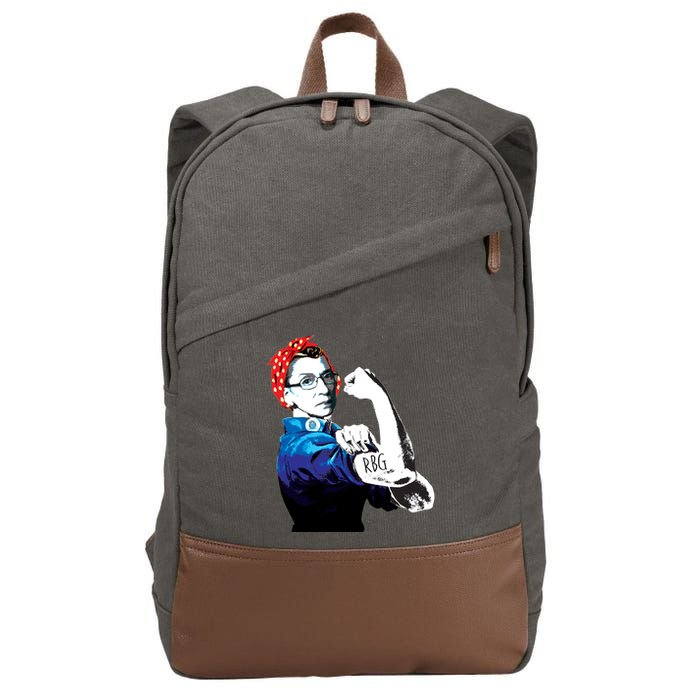 Notorious RBG Ruth Bader Ginsburg Strong Cotton Canvas Backpack