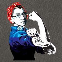 Notorious RBG Ruth Bader Ginsburg Strong Cotton Canvas Backpack