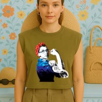 Notorious RBG Ruth Bader Ginsburg Strong Garment-Dyed Women's Muscle Tee