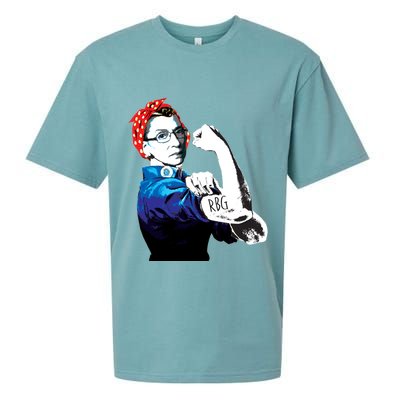 Notorious RBG Ruth Bader Ginsburg Strong Sueded Cloud Jersey T-Shirt
