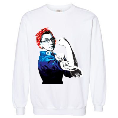 Notorious RBG Ruth Bader Ginsburg Strong Garment-Dyed Sweatshirt