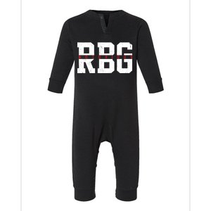 Notorious RBG Simple Logo Infant Fleece One Piece