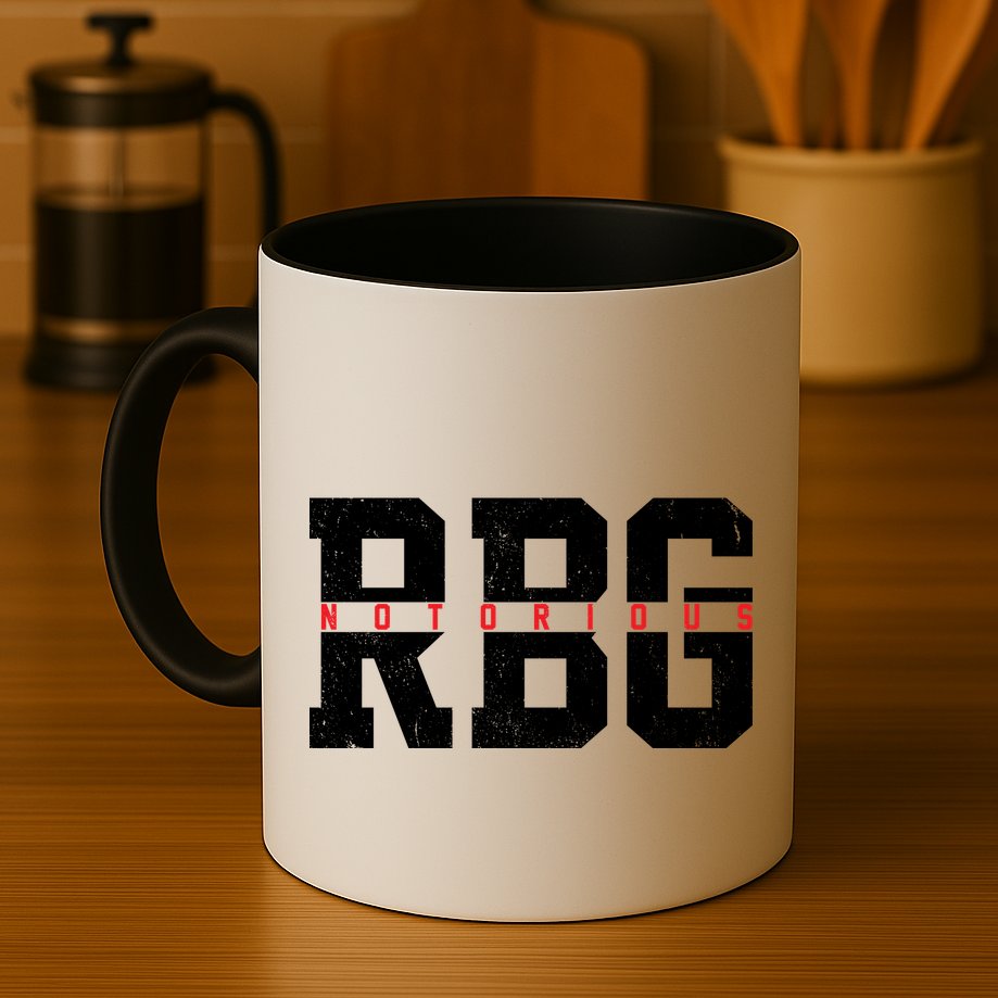Notorious RBG Simple Logo Mug