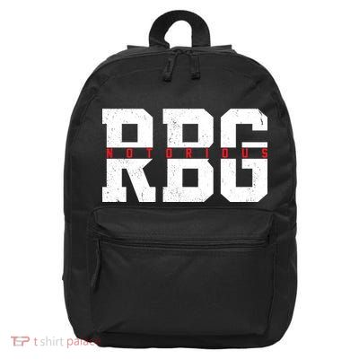 Notorious RBG Simple Logo 16 in Basic Backpack