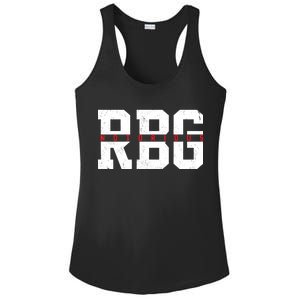 Notorious RBG Simple Logo Ladies PosiCharge Competitor Racerback Tank