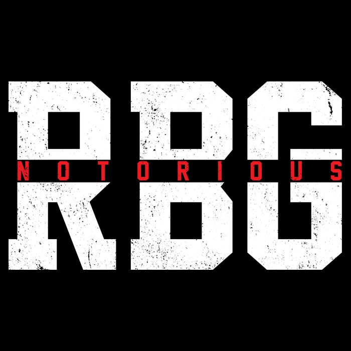 Notorious RBG Simple Logo Youth Performance Sprint T-Shirt