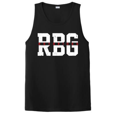 Notorious RBG Simple Logo PosiCharge Competitor Tank