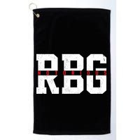 Notorious RBG Simple Logo Golf Towel