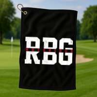 Notorious RBG Simple Logo Golf Towel