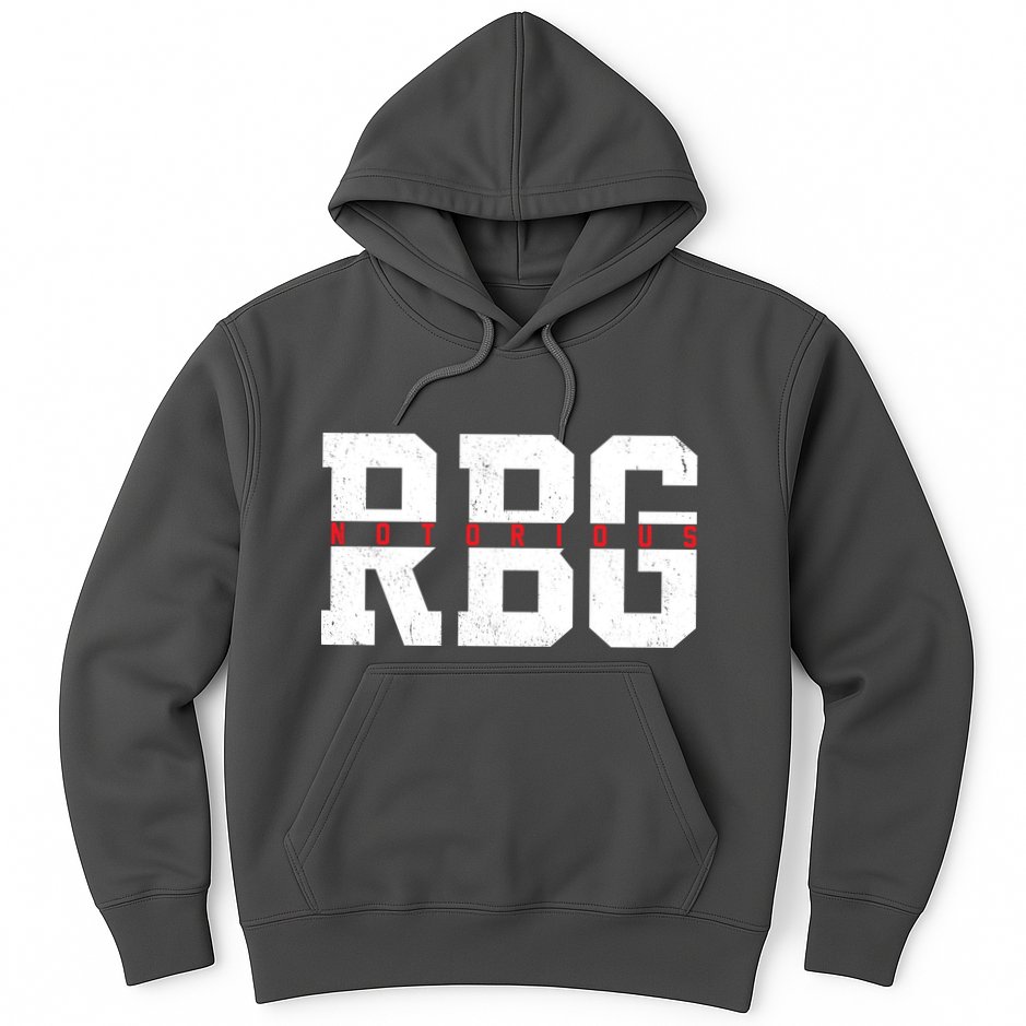 Notorious RBG Simple Logo Hoodie