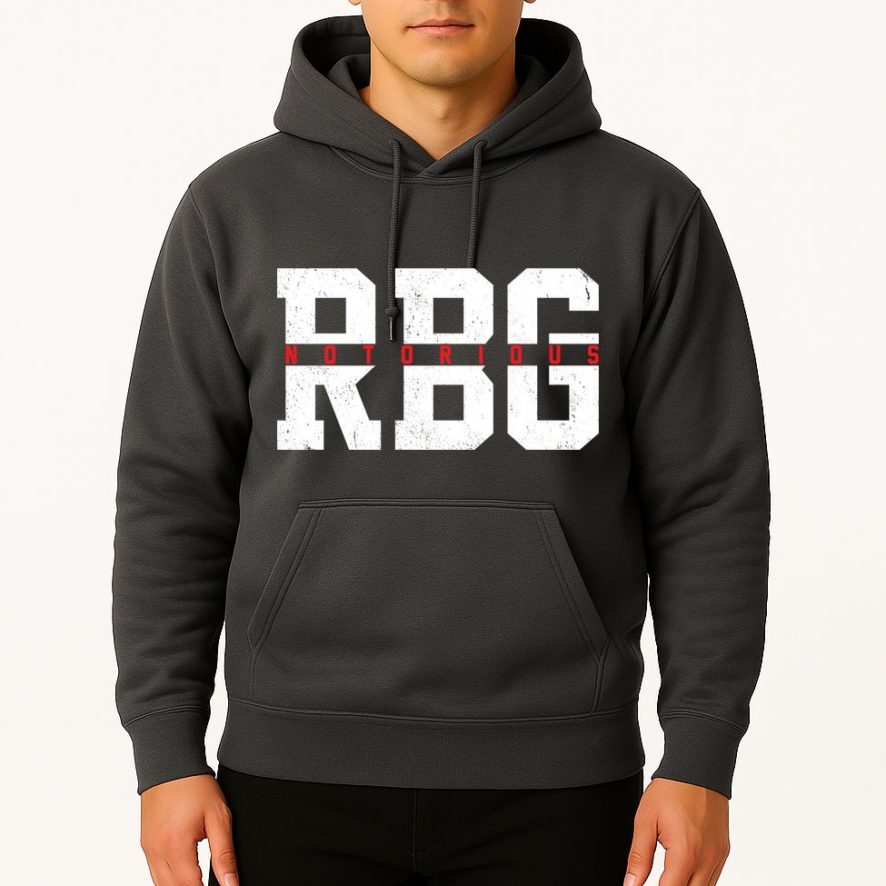 Notorious RBG Simple Logo Hoodie