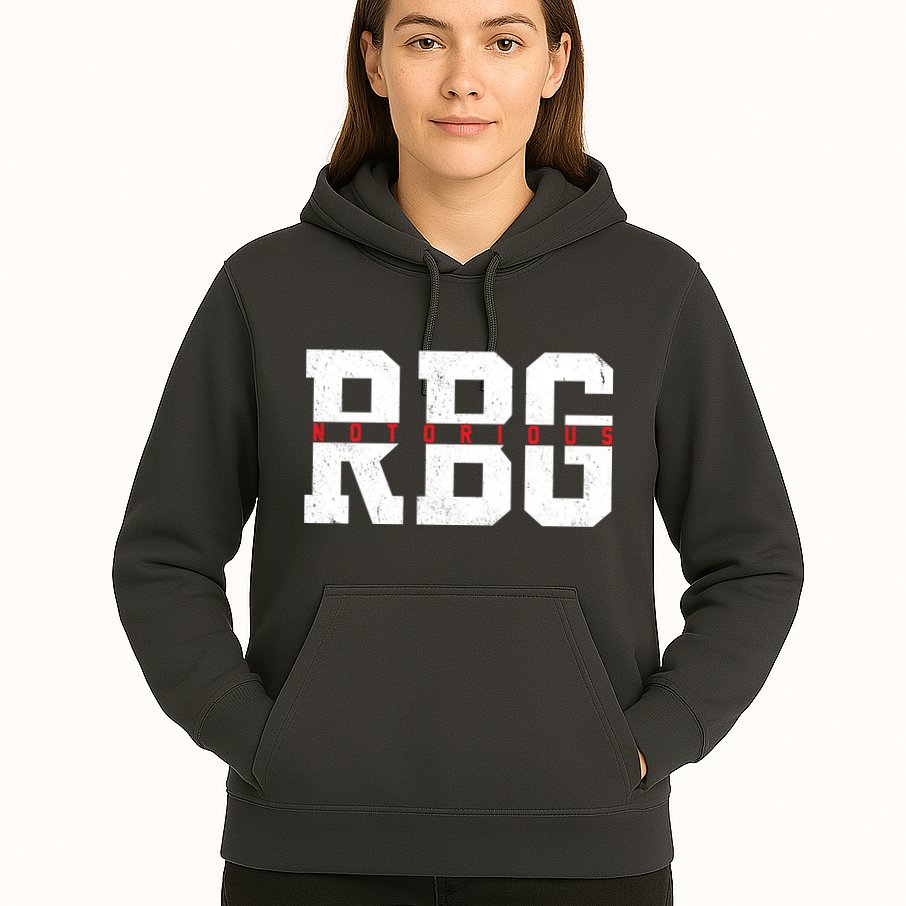 Notorious RBG Simple Logo Hoodie