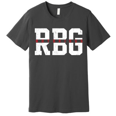 Notorious RBG Simple Logo Premium T-Shirt