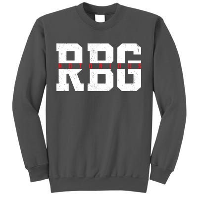 Notorious RBG Simple Logo Tall Sweatshirt