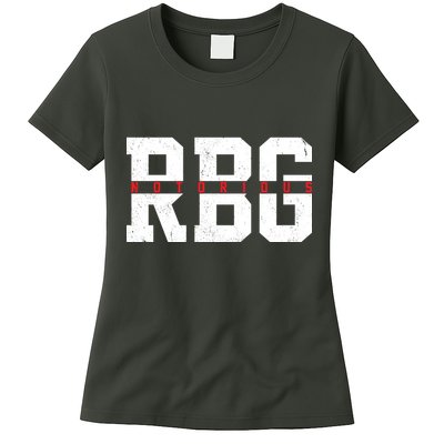 Notorious RBG Simple Logo Womens T-Shirt