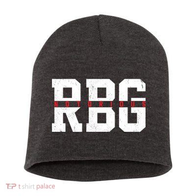 Notorious RBG Simple Logo Short Acrylic Beanie