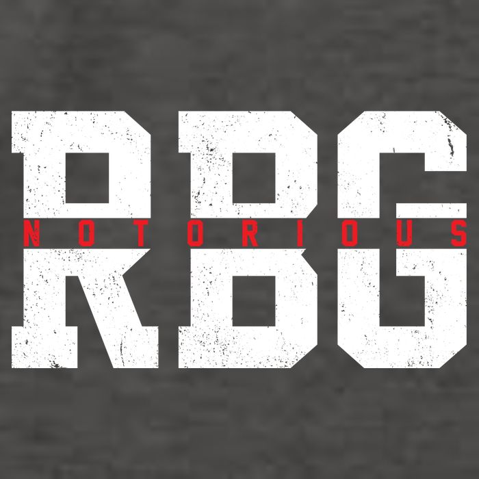 Notorious RBG Simple Logo Vector Backpack