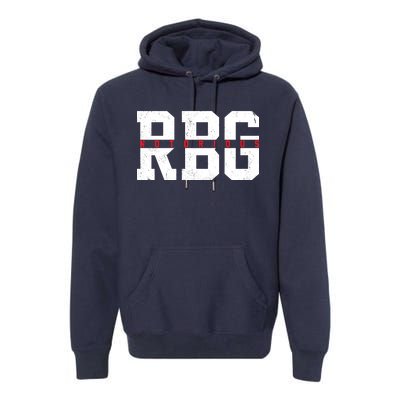 Notorious RBG Simple Logo Premium Hoodie