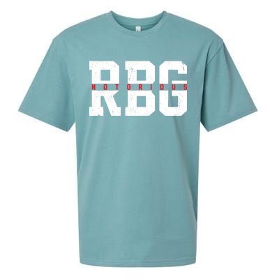 Notorious RBG Simple Logo Sueded Cloud Jersey T-Shirt