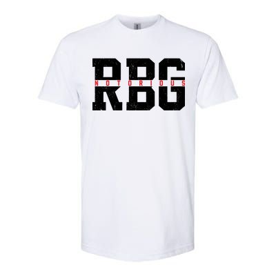 Notorious RBG Simple Logo Softstyle CVC T-Shirt