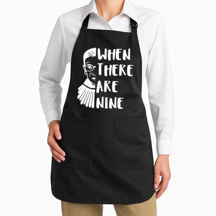 Notorious RBG When There Are Nine Apron