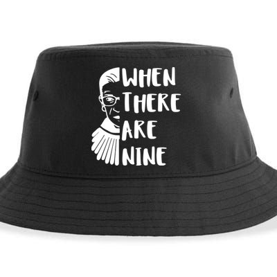 Notorious RBG When There Are Nine Sustainable Bucket Hat