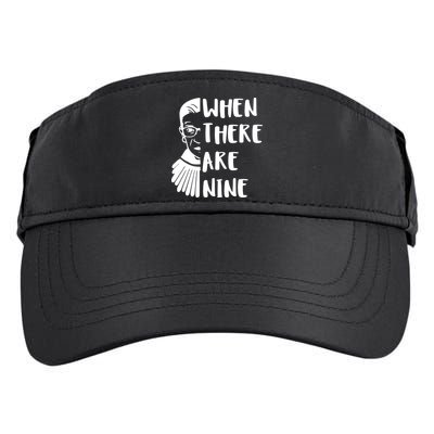 Notorious RBG When There Are Nine Adult Drive Performance Visor