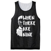 Notorious RBG When There Are Nine Mesh Reversible Basketball Jersey Tank