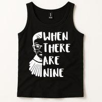 Notorious RBG When There Are Nine Tank Top