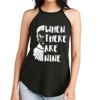 Notorious RBG When There Are Nine Women's Perfect Tri Rocker Tank