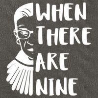 Notorious RBG When There Are Nine Cotton Canvas Backpack