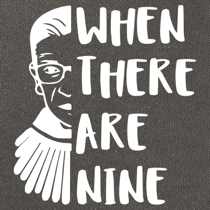 Notorious RBG When There Are Nine Cotton Canvas Backpack