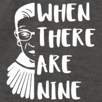 Notorious RBG When There Are Nine Vector Backpack