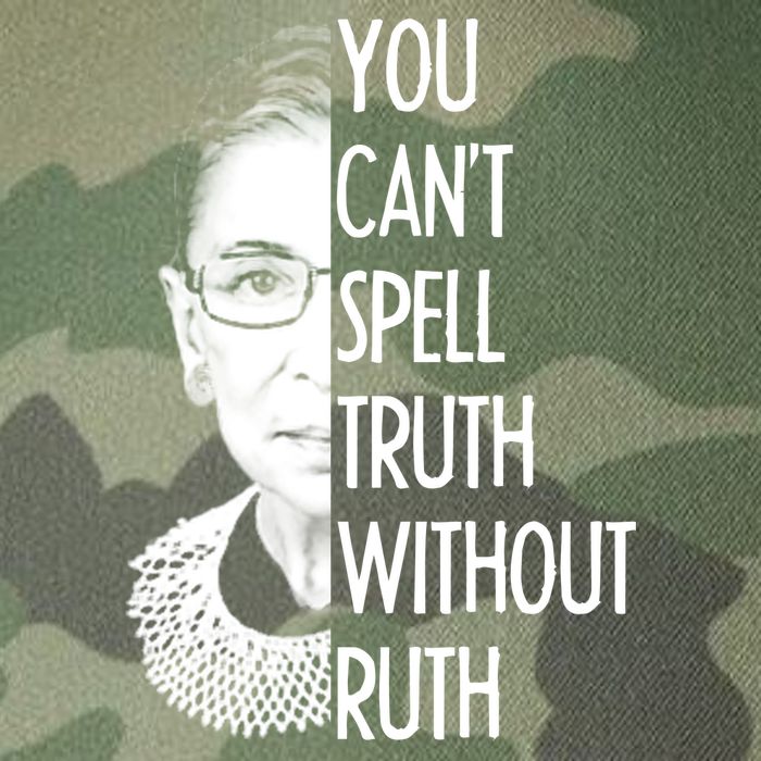 Notorious RBG You Can't Spell Truth without Ruth Legacy Tie Dye Trucker Hat