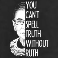 Notorious RBG You Can't Spell Truth without Ruth Garment-Dyed Fleece Hoodie