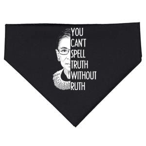 Notorious RBG You Can't Spell Truth without Ruth USA-Made Doggie Bandana