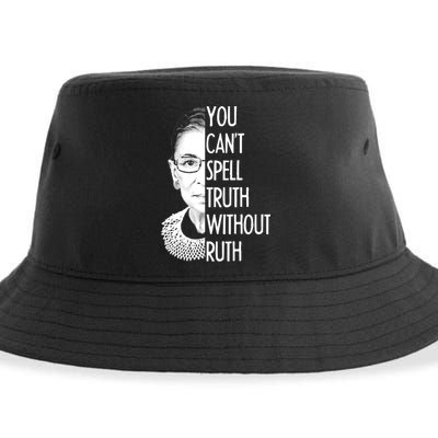 Notorious RBG You Can't Spell Truth without Ruth Sustainable Bucket Hat